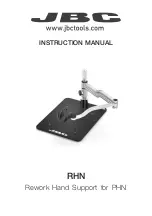 Предварительный просмотр 1 страницы jbc RHN Instruction Manual