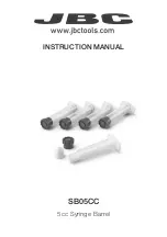 jbc SB05CC Instruction Manual preview