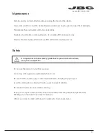 Предварительный просмотр 11 страницы jbc SFR-A Instruction Manual