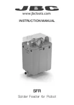 jbc SFR Instruction Manual preview