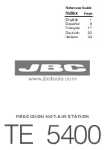 Preview for 1 page of jbc TE 5400 Reference Manual