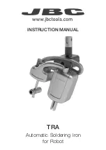 jbc TRA245-B Instruction Manual preview