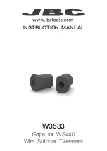 jbc W3533 Instruction Manual preview