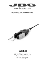 jbc WS140 Instruction Manual предпросмотр