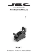 Предварительный просмотр 1 страницы jbc WSBT-A Instruction Manual