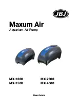 JBJ Maxum Air MX-1000 User Manual предпросмотр