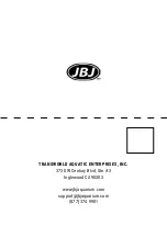 Preview for 8 page of JBJ Maxum Air MX-1000 User Manual