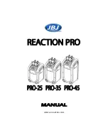 JBJ REACTION PRO Series Manual preview