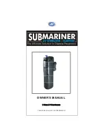 Preview for 1 page of JBJ Submariner UV-5 Owner'S Manual