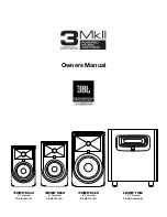 Предварительный просмотр 1 страницы JBL 305P MkII Owner'S Manual