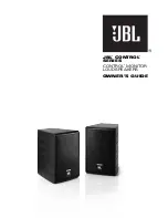 Preview for 1 page of JBL 406-000-05970-E Owner'S Manual