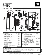 Предварительный просмотр 2 страницы JBL 4428 Technical Manual