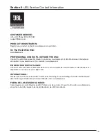 Preview for 19 page of JBL 705P Owner'S Manual