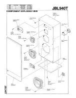 Preview for 2 page of JBL 940T Technical Manual