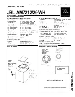 JBL AM7212/26-WH Technical Manual preview