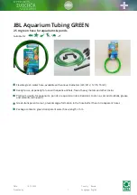 Preview for 1 page of JBL Aquarium Tubing GREEN Quick Start Manual