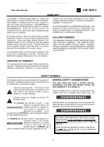 Предварительный просмотр 3 страницы JBL ARC SUB 8 Service Manual