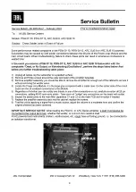 Предварительный просмотр 10 страницы JBL ARC SUB 8 Service Manual