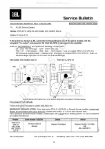 Предварительный просмотр 11 страницы JBL ARC SUB 8 Service Manual