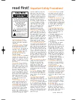 Предварительный просмотр 2 страницы JBL ARC SUB8 Setup Manual
