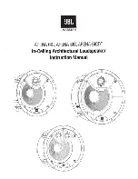 Preview for 1 page of JBL ARENA 61C Instruction Manual