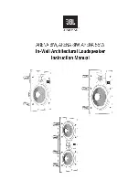 Предварительный просмотр 1 страницы JBL ARENA 61W Instruction Manual