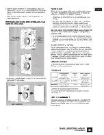 Предварительный просмотр 6 страницы JBL ARENA 61W Instruction Manual