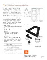 Preview for 2 page of JBL Array Series 4894-90 Specification