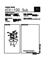 Preview for 2 page of JBL ATX 100 SUB Service Manual