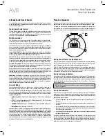 Preview for 10 page of JBL AVR 101IN Owner'S Manual