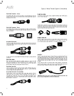 Предварительный просмотр 12 страницы JBL AVR 101IN Owner'S Manual