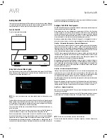 Предварительный просмотр 20 страницы JBL AVR 101IN Owner'S Manual