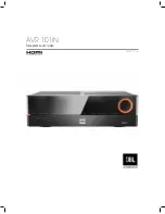 Предварительный просмотр 48 страницы JBL AVR 101IN Owner'S Manual