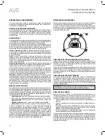 Предварительный просмотр 104 страницы JBL AVR 101IN Owner'S Manual