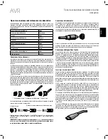 Предварительный просмотр 105 страницы JBL AVR 101IN Owner'S Manual