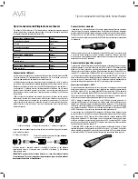 Предварительный просмотр 199 страницы JBL AVR 101IN Owner'S Manual