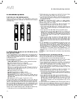 Предварительный просмотр 254 страницы JBL AVR 101IN Owner'S Manual