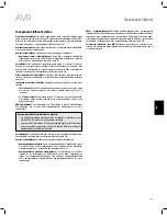 Предварительный просмотр 289 страницы JBL AVR 101IN Owner'S Manual