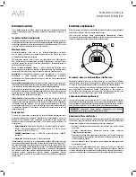 Предварительный просмотр 292 страницы JBL AVR 101IN Owner'S Manual