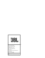 Предварительный просмотр 52 страницы JBL AVR480 Owner'S Manual