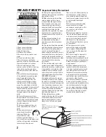 Предварительный просмотр 2 страницы JBL Balboa SUB/230 Owner'S Manual