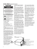 Предварительный просмотр 2 страницы JBL BALBOA-SUB10 Owner'S Manual