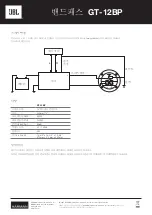 Предварительный просмотр 14 страницы JBL BANDPASS GT-12BP Owner'S Manual