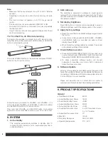 Предварительный просмотр 8 страницы JBL Bar 3.1 User Manual