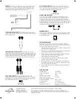 Предварительный просмотр 4 страницы JBL BassPro Micro Owner'S Manual