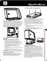 Preview for 15 page of JBL BassPro Micro Owner'S Manual