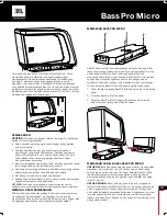 Предварительный просмотр 35 страницы JBL BassPro Micro Owner'S Manual