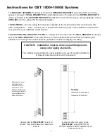 Preview for 9 page of JBL CBT1000 Installation Manual