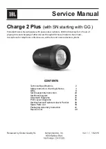 JBL Charge 2 Plus Service Manual preview