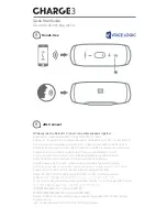 Preview for 4 page of JBL Charge3 Quick Start Manual